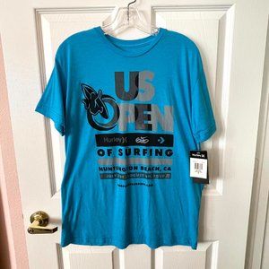 US Open of Surging Hurley Tee T-Shirt Medium NWT Huntington Beach 2010